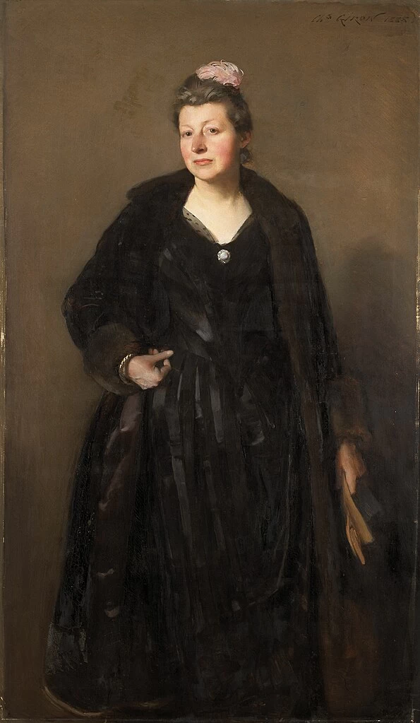 Charles Giron - Ritratto della signora De Bast, 1941, Museum of Fine Arts Ghent